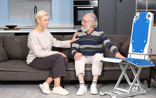 How to use the VOCIC shower chair for elderly bathing independence