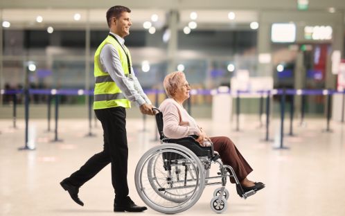 Airport wheelchairs