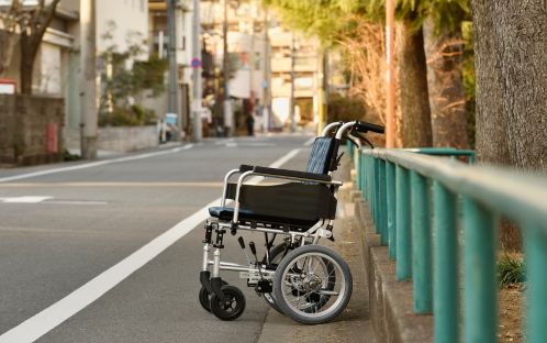 Transporting wheelchairs on the road
