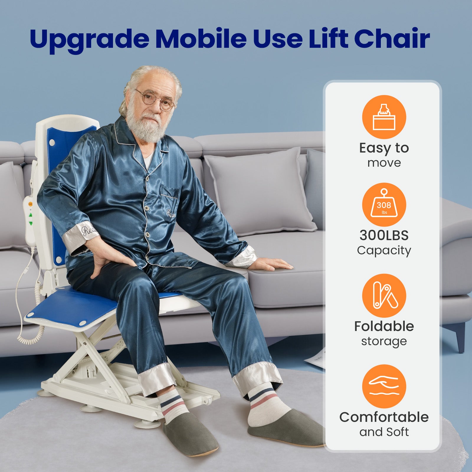 Used VOCIC AX10 Upgrade Electric Chair Lift with Wheels