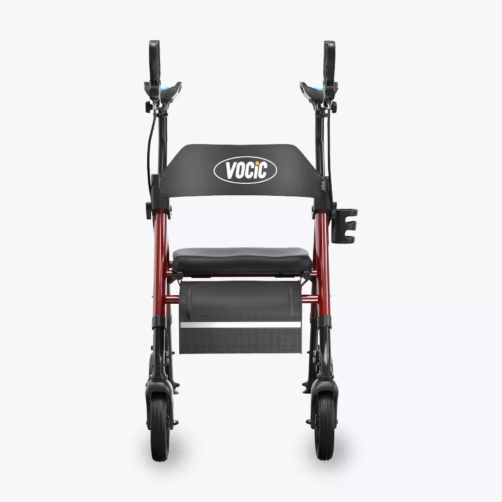 VOCIC Z22 Upright Rollator with Adjustable Armrests