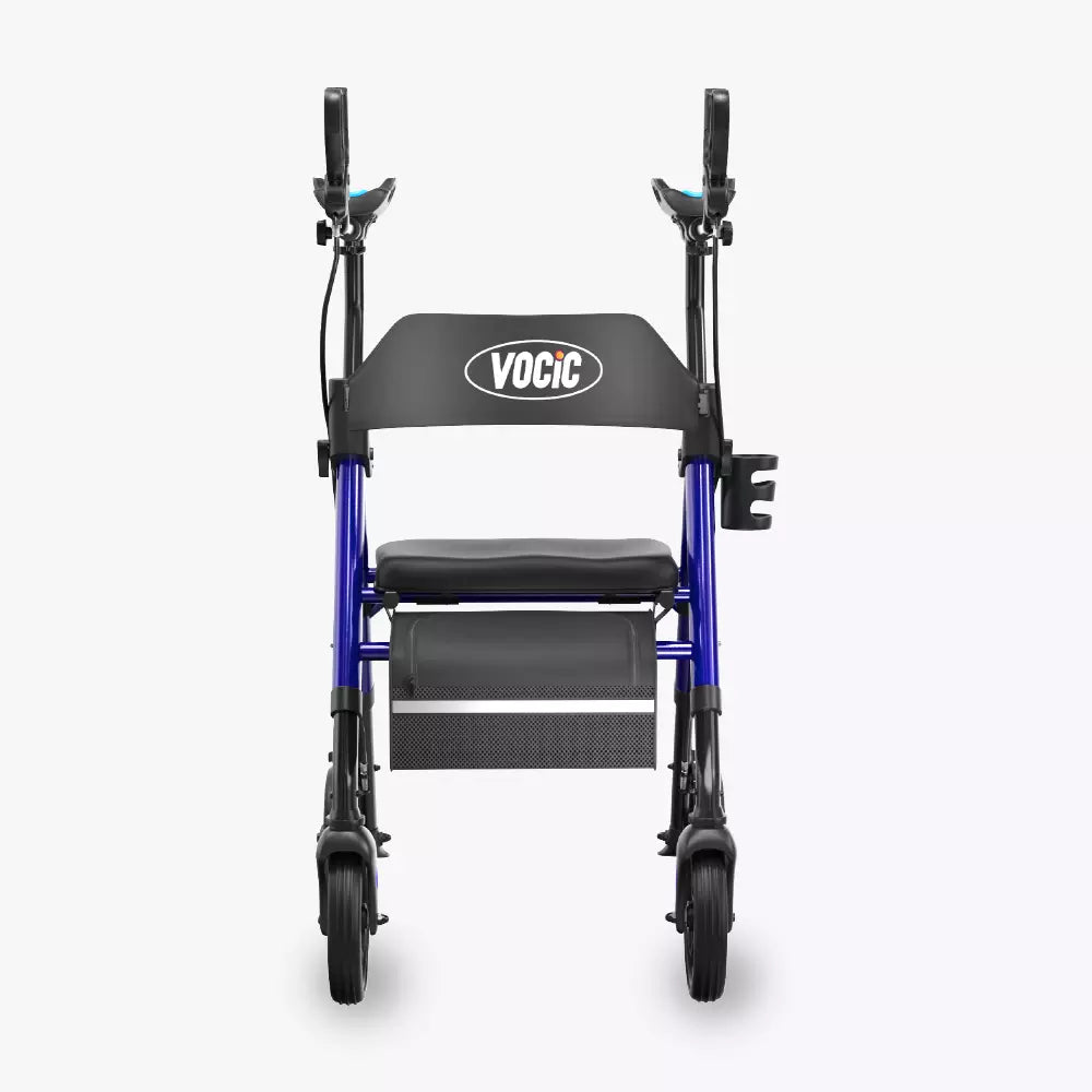 VOCIC Z22 Upright Rollator with Adjustable Armrests