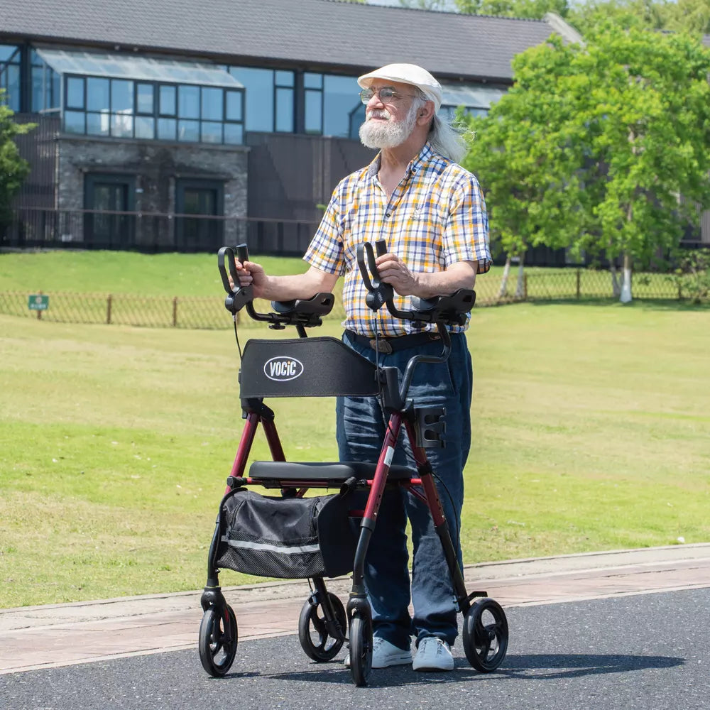 VOCIC Z22 Upright Walker with Adjustable Armrests
