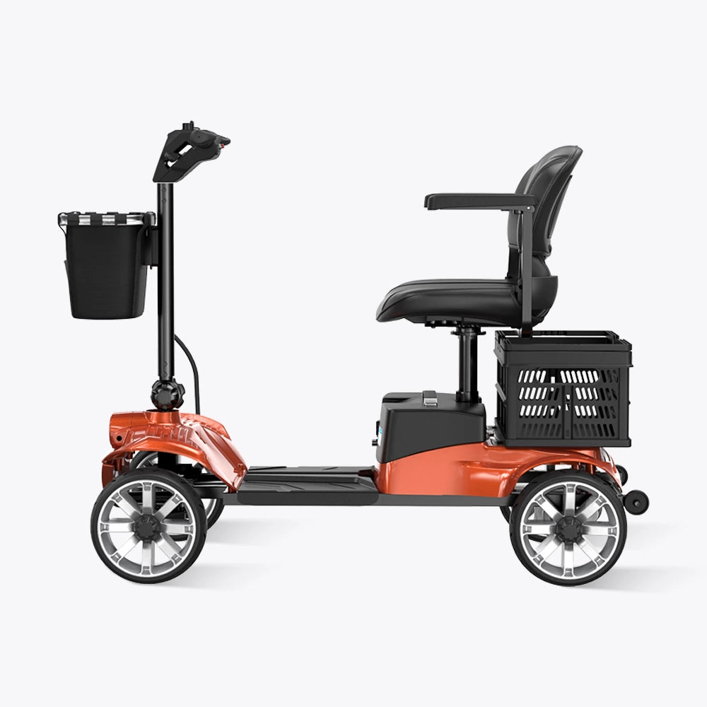 VOCIC D35 Folding Electric Mobility Scooter with Shopping Cart