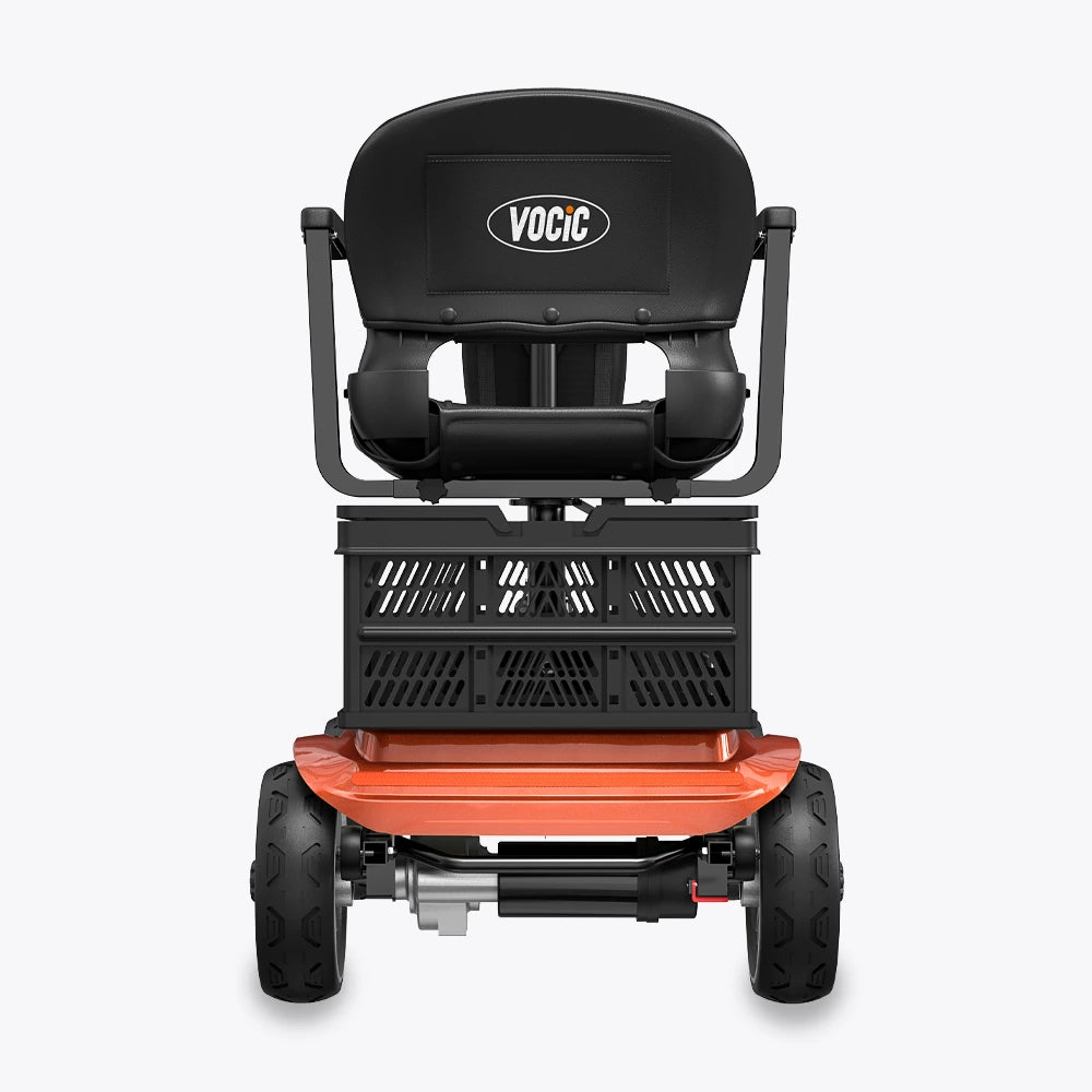 VOCIC D35 Folding Electric Mobility Scooter with Shopping Cart
