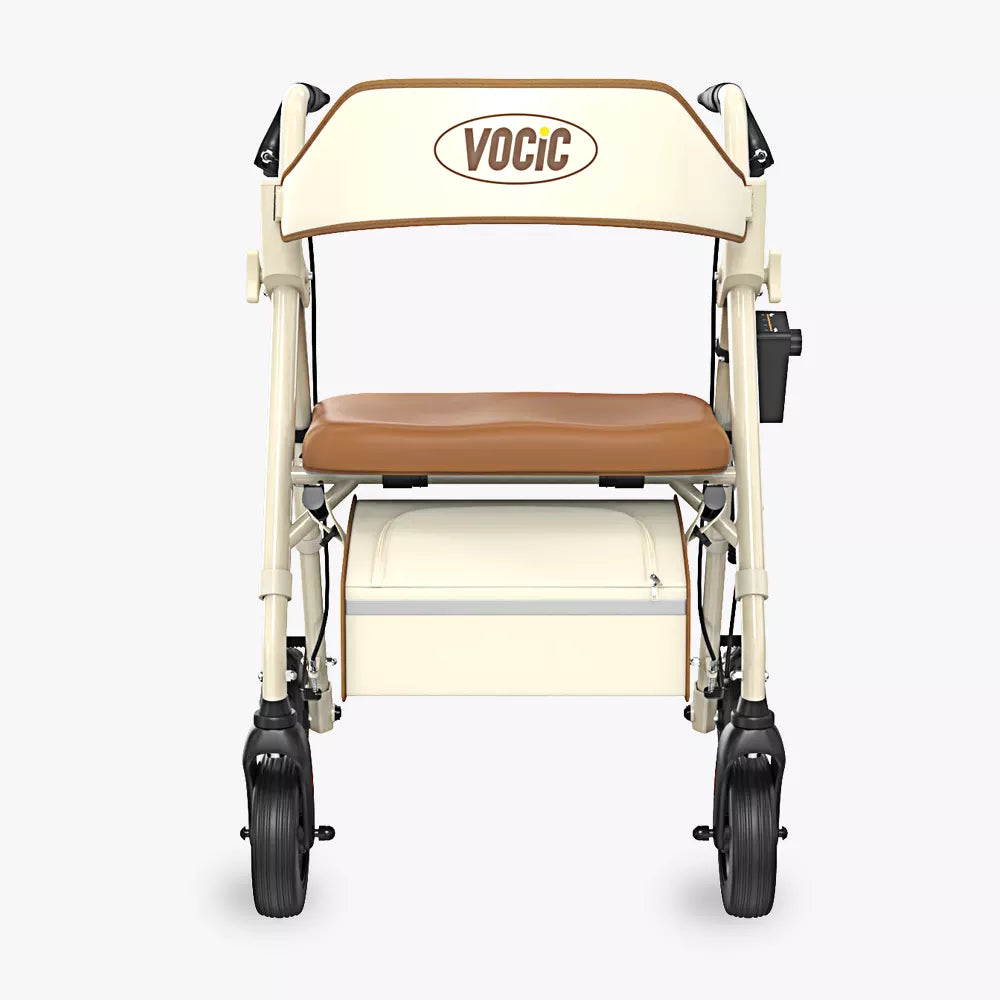 VOCIC Z63 Rollator with Adjustable Resistance - Speed Control Walker