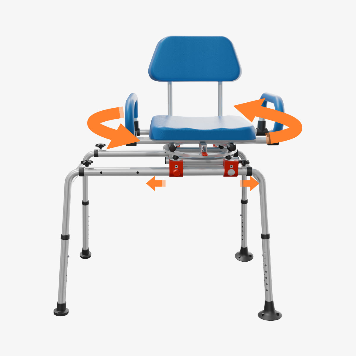 Used VOCIC AX19 Sliding Shower Chair Bathtub Transfer Bench
