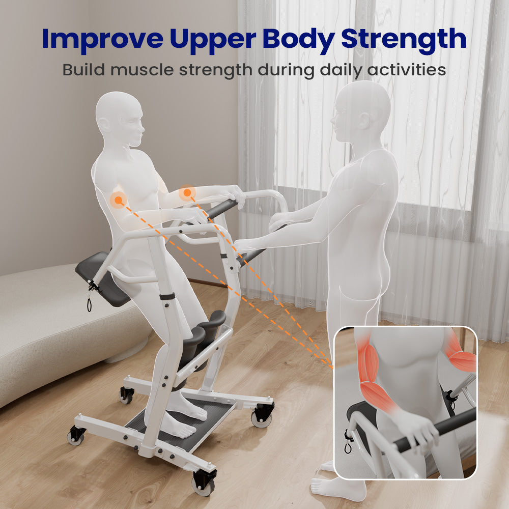Used VOCIC AY03+ Standard Upgrade Sit to Stand Lift - One-Step Stand Assist Lift for Elderly
