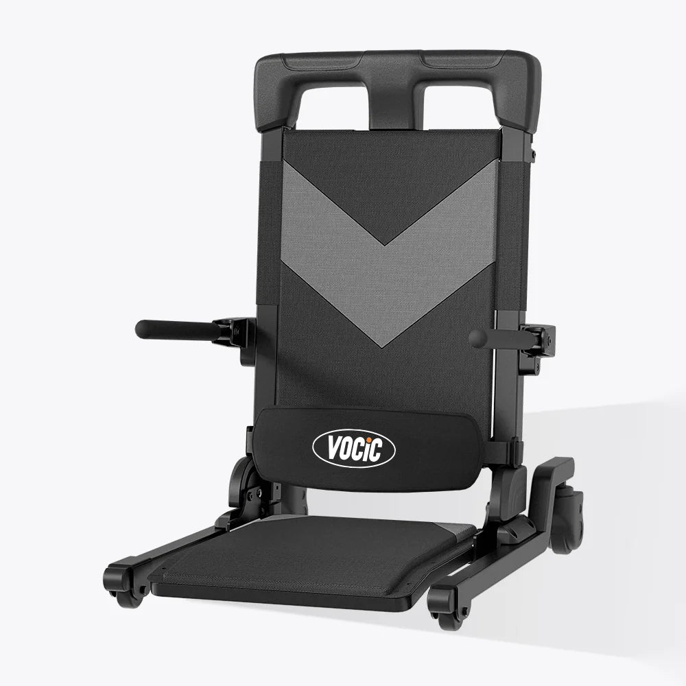 VOCIC AX35 Electric Transfer Chair Lift with 4 Wheels