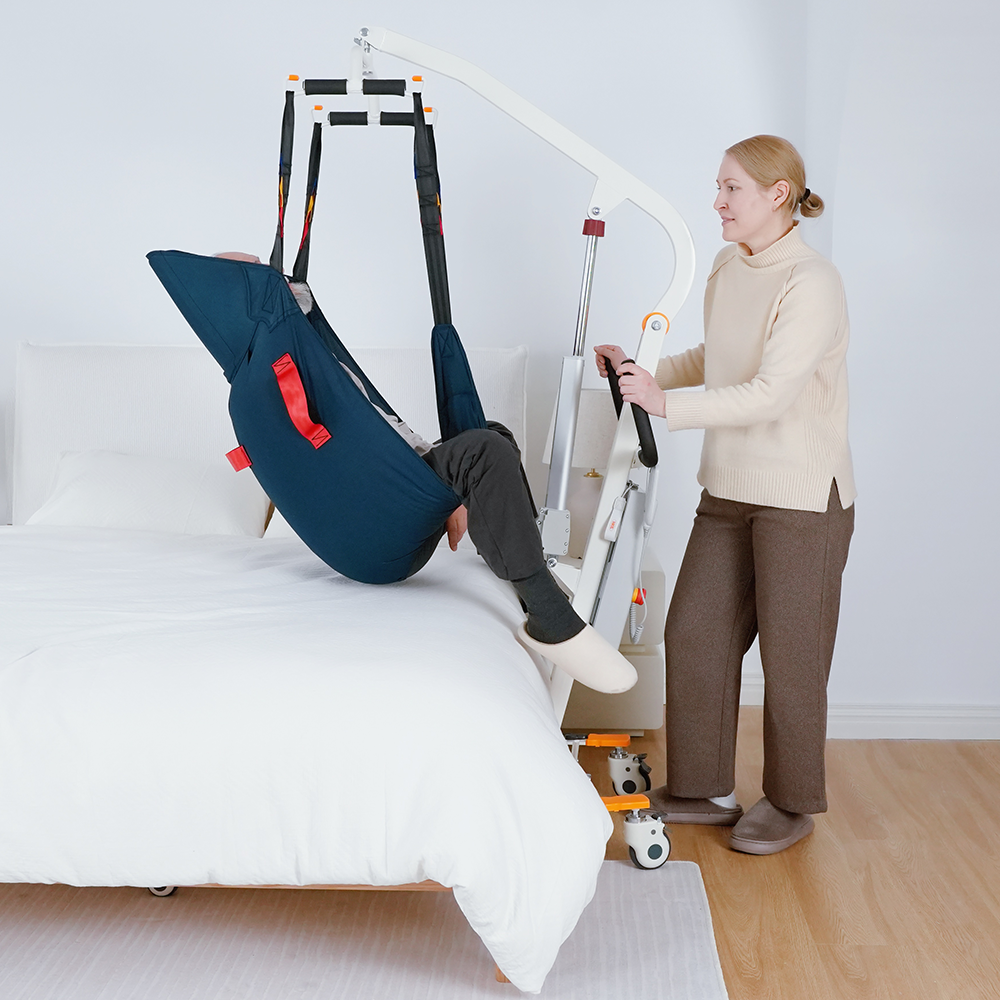 VOCIC AY02 Upgrade Foldable Electric Patient Lift with Sling