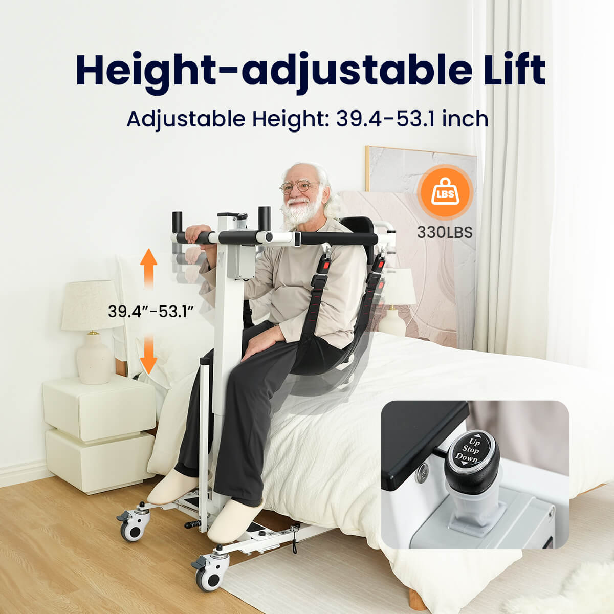 Used VOCIC AY06 Electric Patient Lift - Wheelchair To Car Transfer Devices Home Use