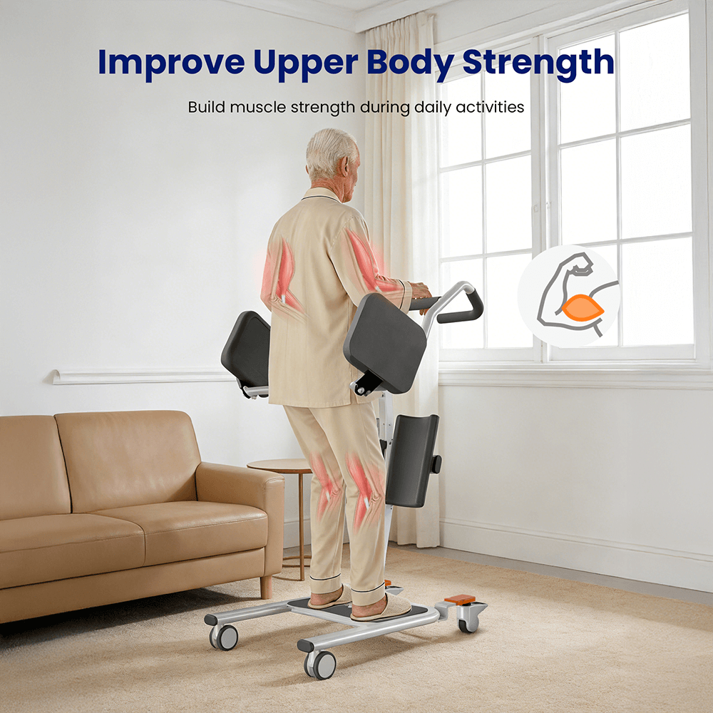 VOCIC AY13 Sit to Stand Assist Lift with Split Seat