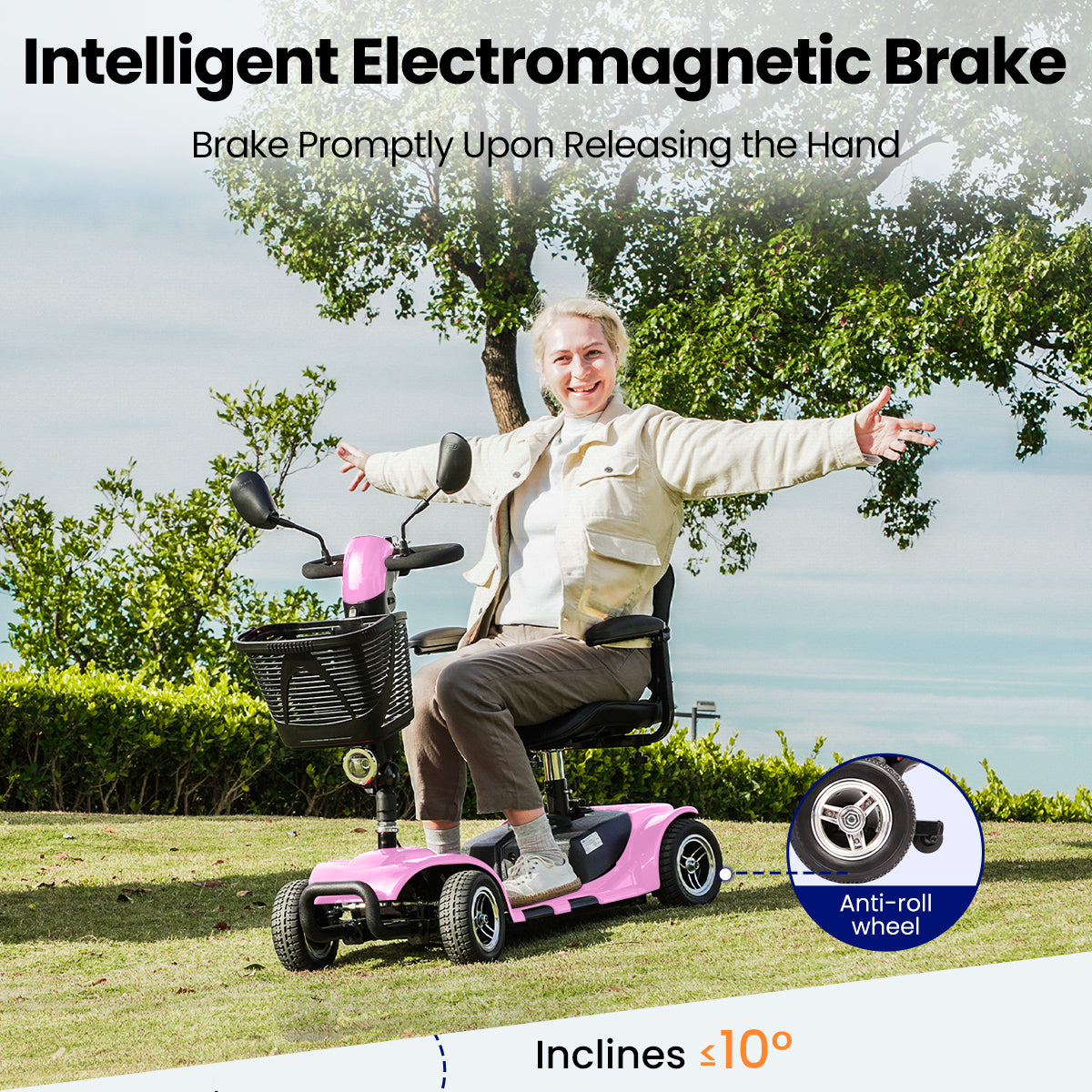 VOCIC D41 Explorer-Swift Upgrade Lightweight Mobility Scooter