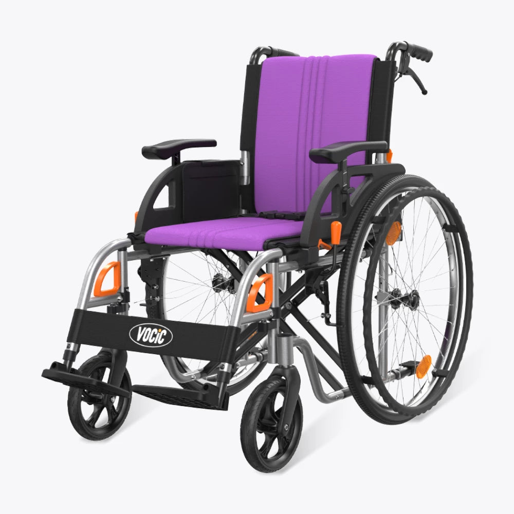 VOCIC Ultra Lightweight Manual Wheelchair, U32