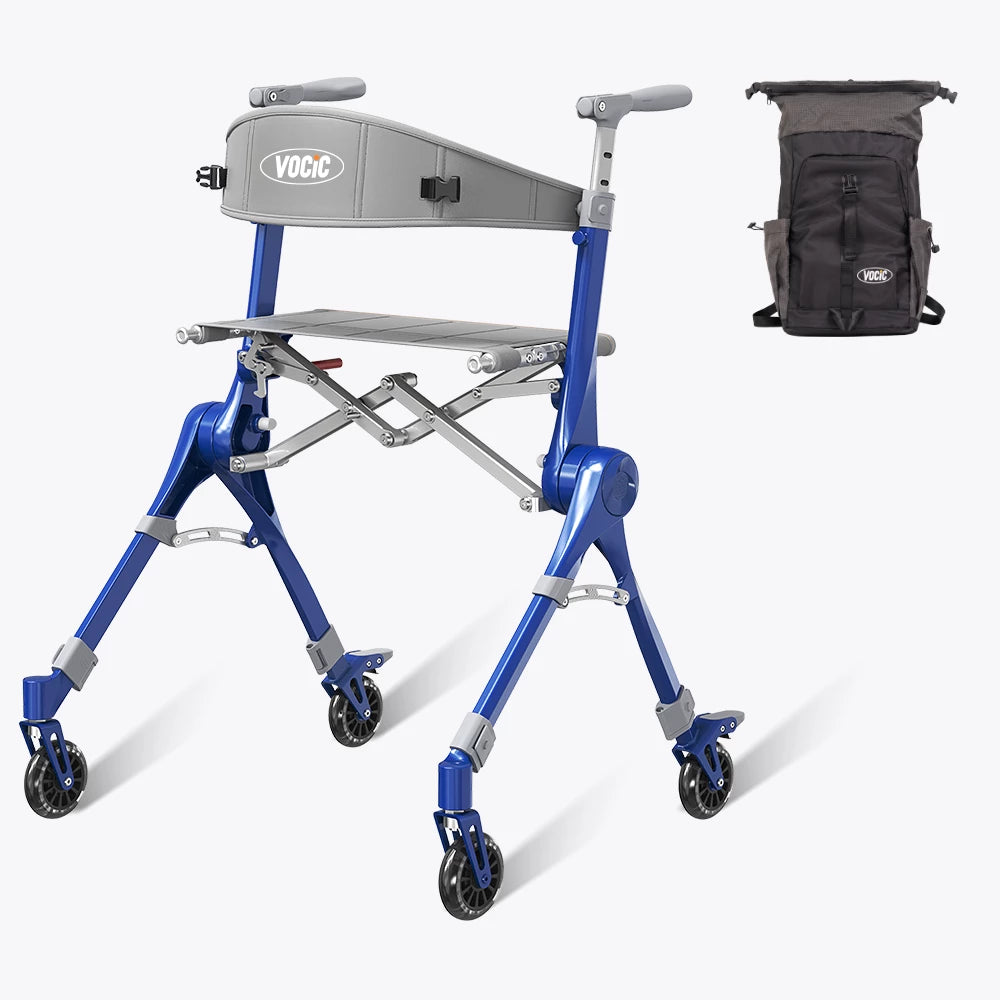 VOCIC Z35 PackGo Foldable Lightweight Rollator Walker
