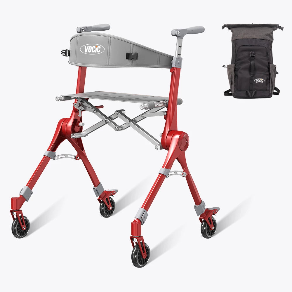 VOCIC Z35 PackGo Foldable Lightweight Rollator Walker