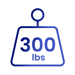 300 lbs