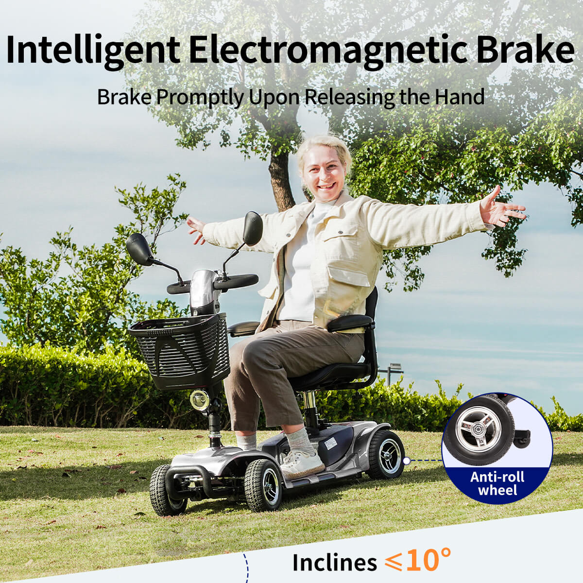 VOCIC D41 Explorer-Swift Upgrade Lightweight Mobility Scooter