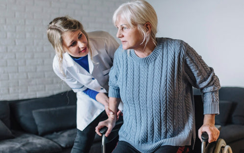 What is the right height for a rollator?