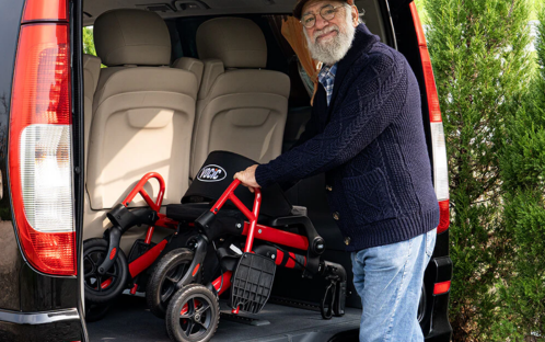 VOCIC Z55 2 in 1 Foldable Walker Wheelchair Combo
