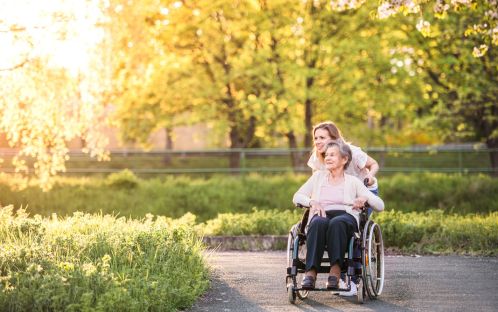Wheelchair for the elderly