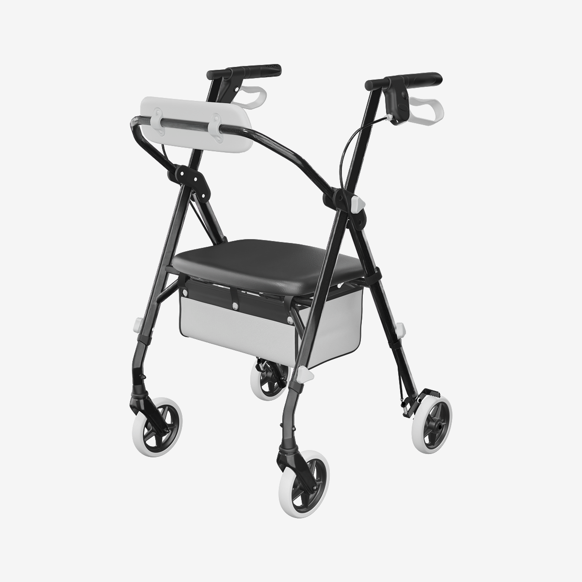 VOCIC Z12 Lightweight Foldable Rollator Walker