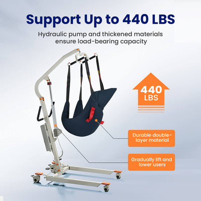 Used VOCIC AY02 Electric Transfer Hoyer Lift For Home Use