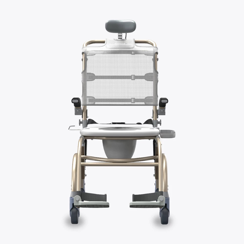 VOCIC Reclining Shower Chair with Wheels