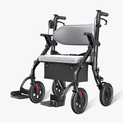 VOCIC Z59 2 in 1 Heavy Duty Walker Wheelchair Combo