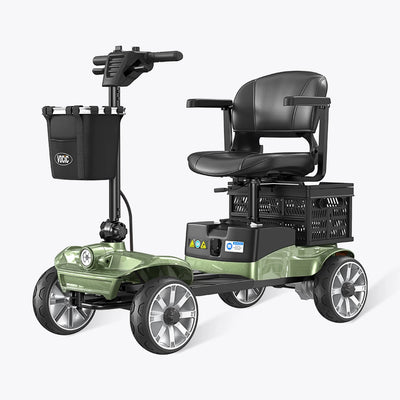 VOCIC D35 Folding Electric Mobility Scooter with Shopping Cart