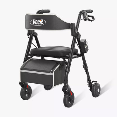 VOCIC Z63 Rollator with Adjustable Resistance - Speed Control Walker