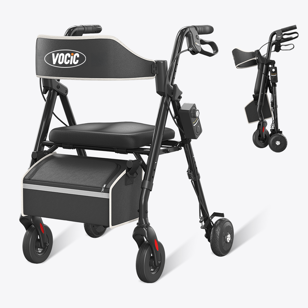 Z63 Rollator Adjustable Resistance Speed Control Walker