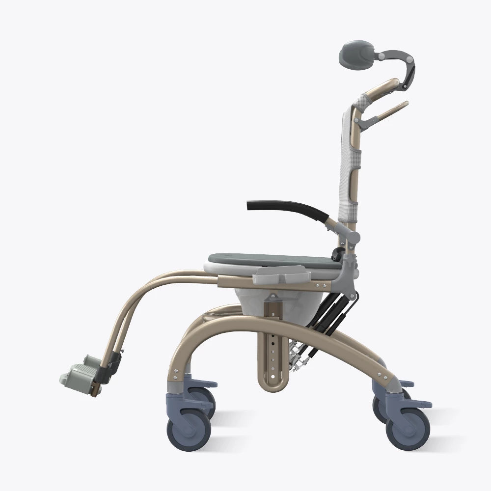 VOCIC Reclining Shower Chair with Wheels