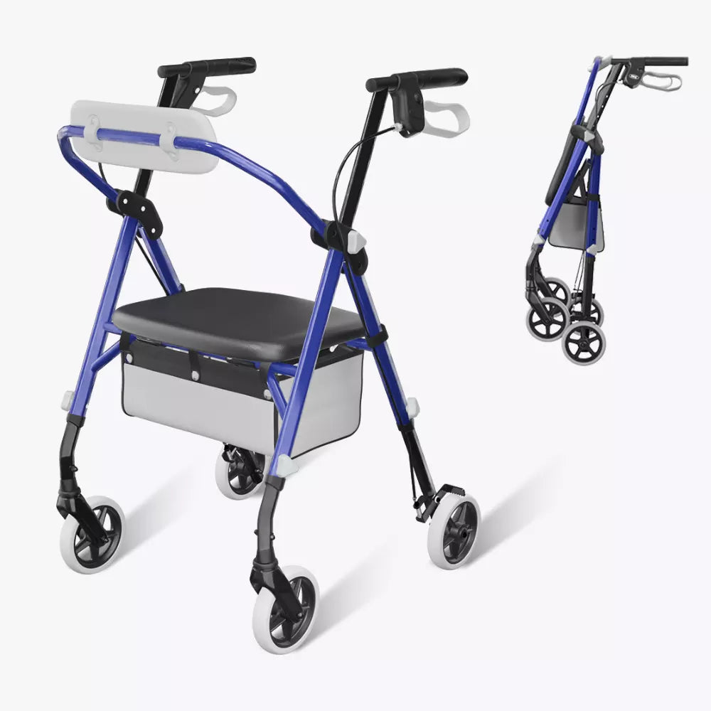 VOCIC Z12 Lightweight Foldable Rollator Walker