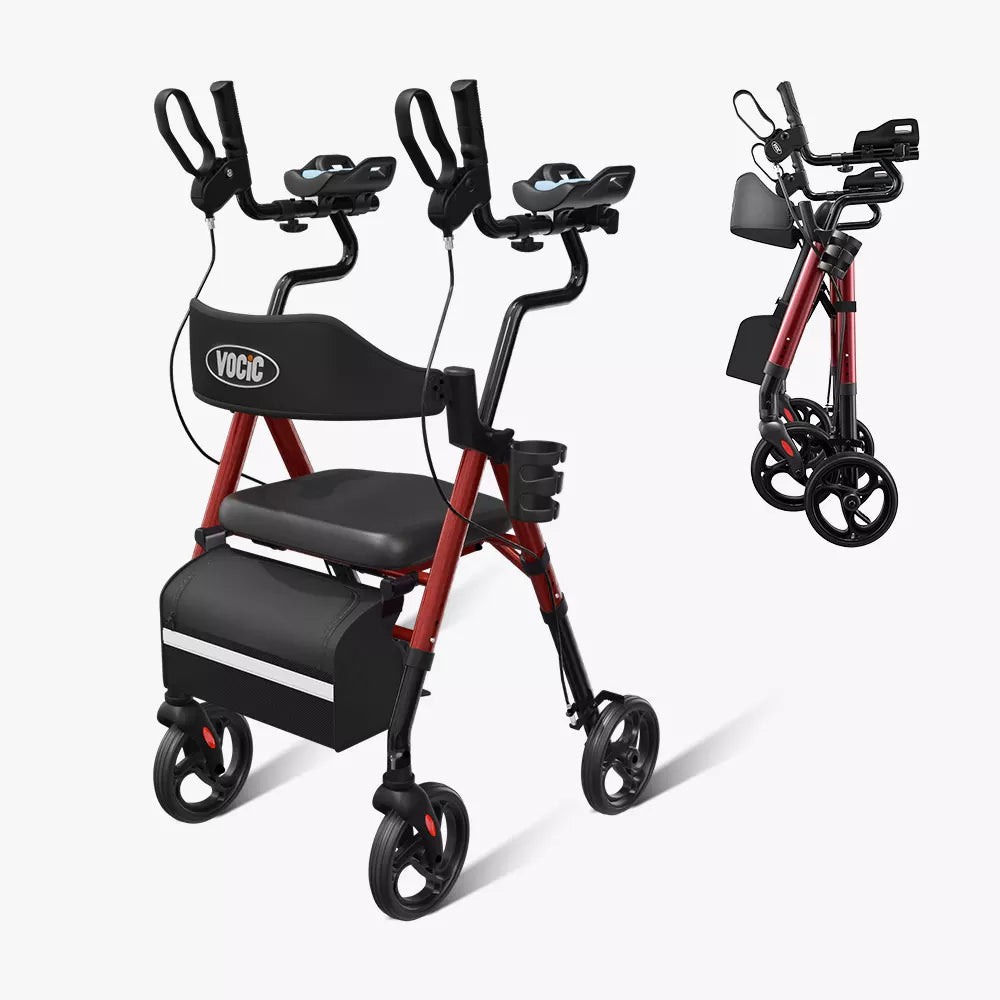 VOCIC Z22 Upright Walker with Adjustable Armrests