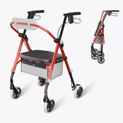 VOCIC Z12 Lightweight Foldable Rollator Walker