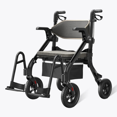 VOCIC Z55 Versatile 2-in-1 Rollator Walker