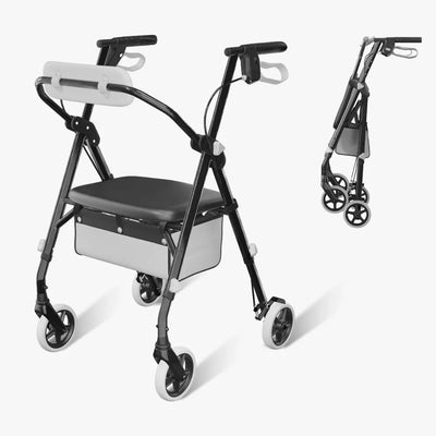 VOCIC Z12 Lightweight Foldable Rollator Walker