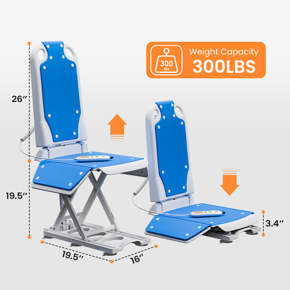 Used VOCIC AX08 Electric Elderly Chair Lift Floor Lift