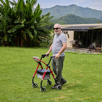 VOCIC Z12 Lightweight Foldable Rollator Walker