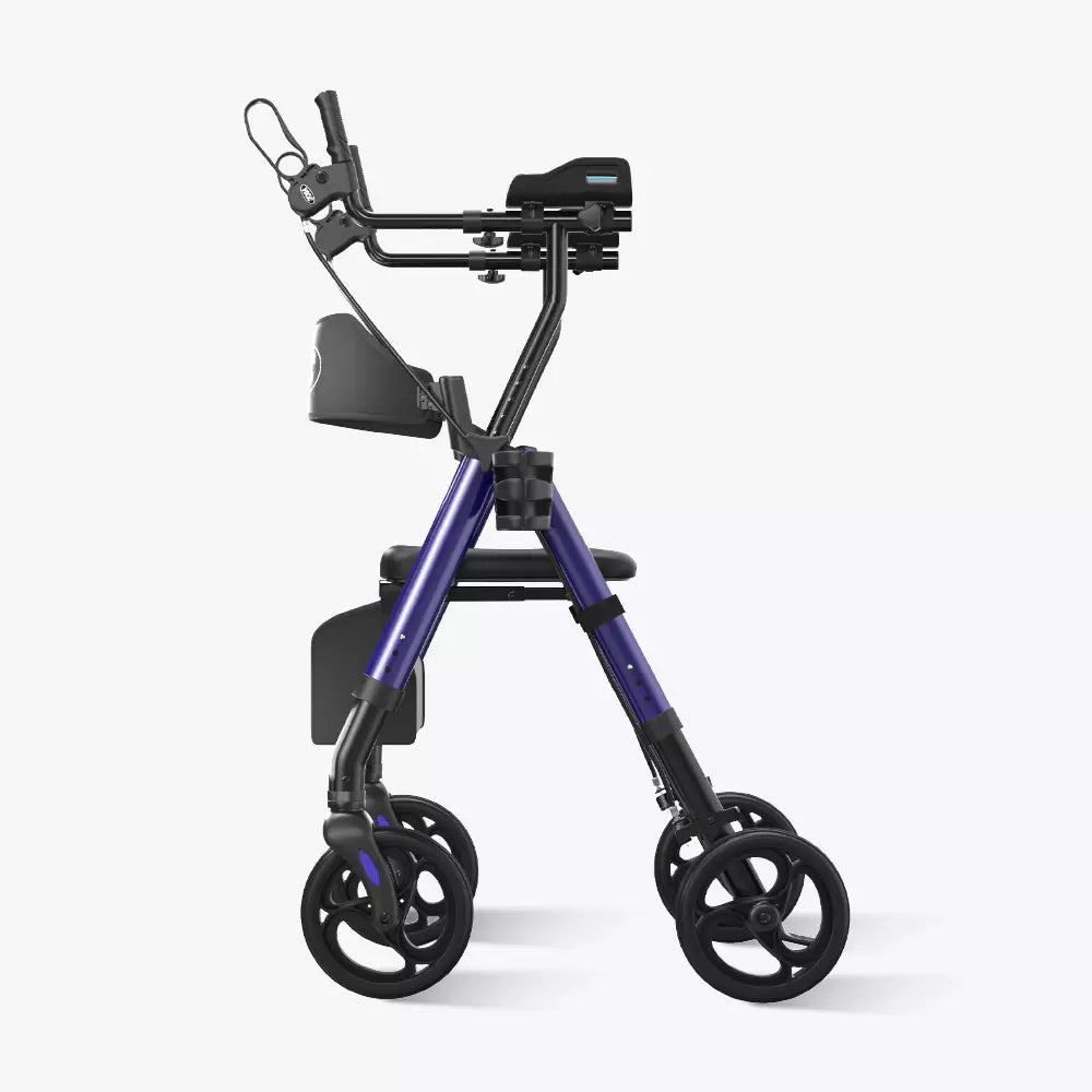 VOCIC Z22 Upright Rollator with Adjustable Armrests