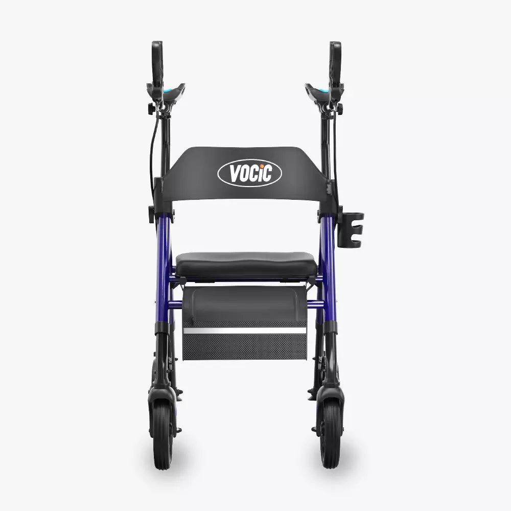VOCIC Z22 Upright Rollator with Adjustable Armrests