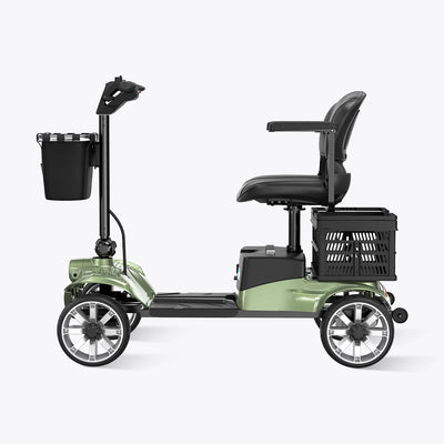 VOCIC D35 Folding Electric Mobility Scooter with Shopping Cart
