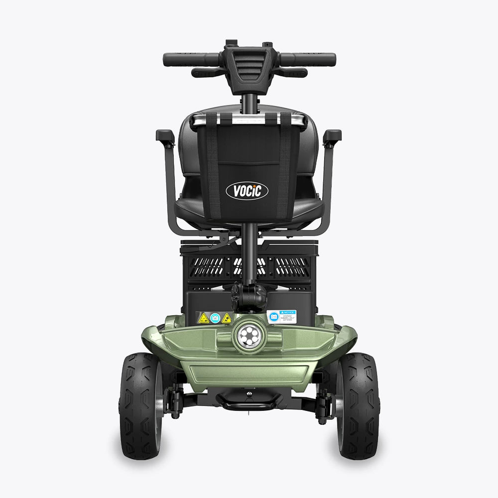 VOCIC D35 Folding Electric Mobility Scooter with Shopping Cart