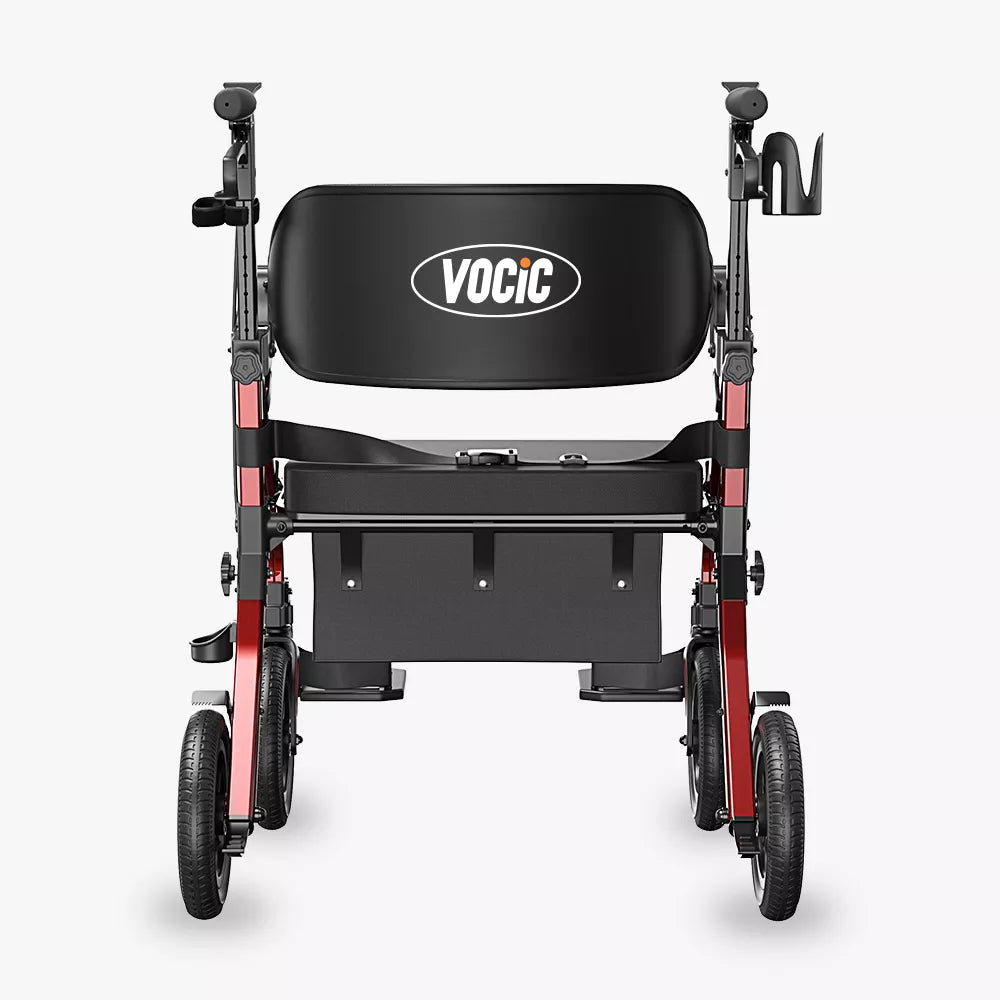 VOCIC Z59 2 in 1 Heavy Duty Walker Wheelchair Combo