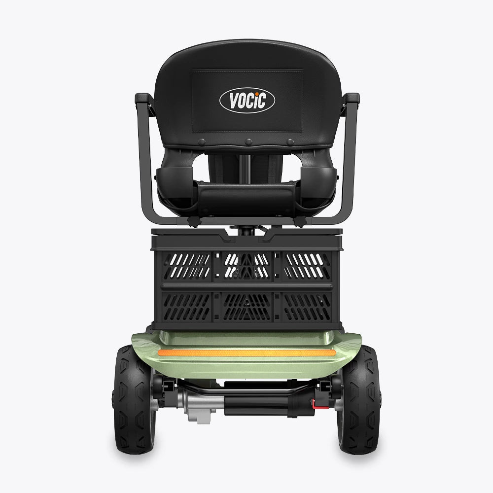 VOCIC D35 Folding Electric Mobility Scooter with Shopping Cart