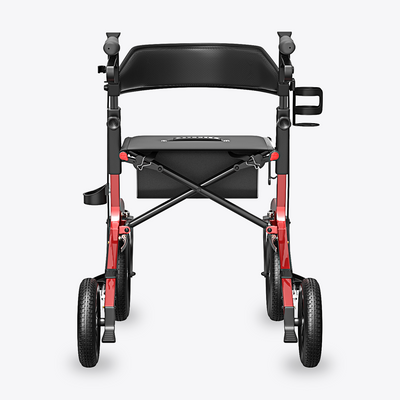 VOCIC Z57 Outdoor Rollator Walker with 12" All Terrain Big Wheels
