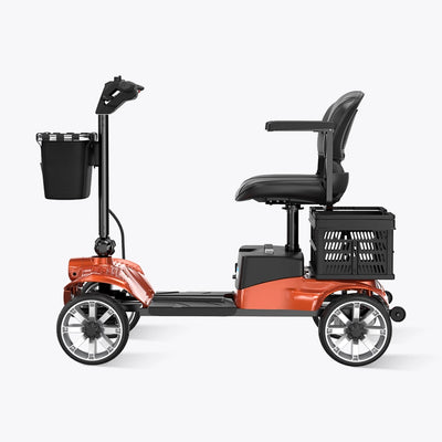 VOCIC D35 Folding Electric Mobility Scooter with Shopping Cart