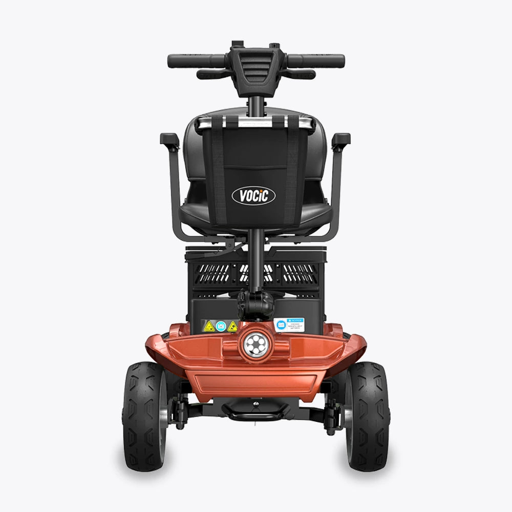 VOCIC D35 Folding Electric Mobility Scooter with Shopping Cart