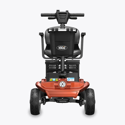 VOCIC D35 Folding Electric Mobility Scooter with Shopping Cart